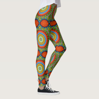 MANDALA ONTWERP COLLAGE (kleine schaal) Leggings