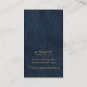 Mandala ontwerp in goud visitekaartje (Achterkant)