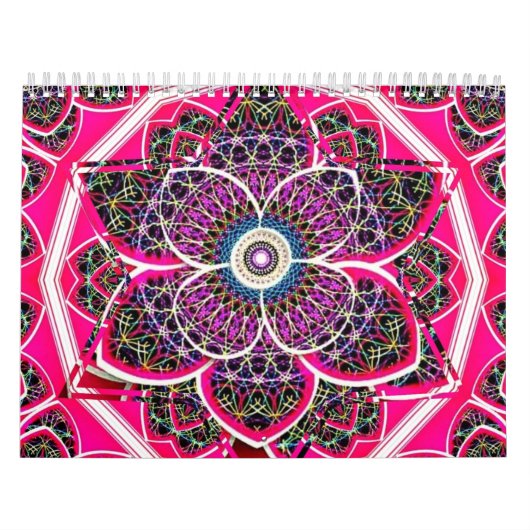 Mandala-ontwerp Kalender (Hoes)