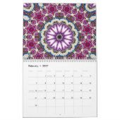 Mandala-ontwerp Kalender (Feb 2027)