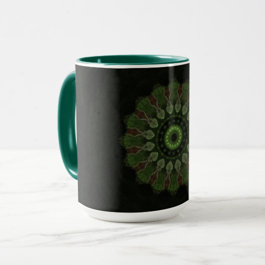 Mandala-ontwerp mok (Voorkant links)