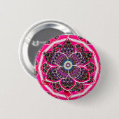 Mandala-ontwerp Ronde Button 5,7 Cm (Voorkant /achterkant)
