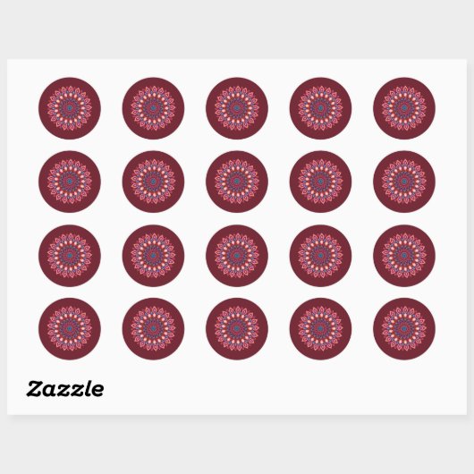 mandala ontwerp sticker (Vel)