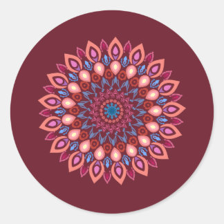 mandala ontwerp sticker