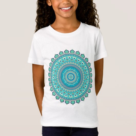 Mandala-ontwerp T-shirt (Voorkant)