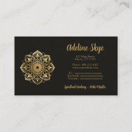 Mandala-ontwerp Visitekaartje