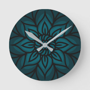 Mandala ontwerp wandklok