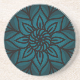 Mandala ontwerp zandsteen onderzetter