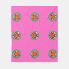 Mandala ontwerpdeken fleece deken