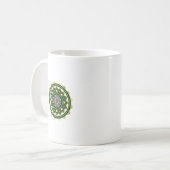 Mandala ontwerpKlassieke mok, 330 ml Koffiemok (Voorkant links)