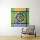 Mandala-ontwerpset van vloermatten wandkleed (In situ)