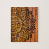 Mandala op hout legpuzzel (Verticaal)