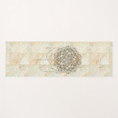 Mandala op Marble Yogamat (Voorkant (horizontaal))