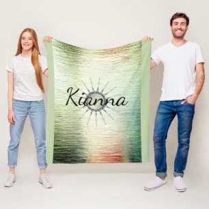  Mandala op mijnglas     Fleece Deken