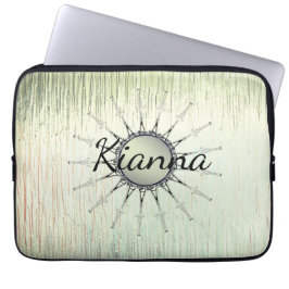 Mandala op mijnglas Laptop Sleeve