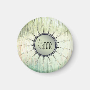 Mandala op mijnglas Magneet