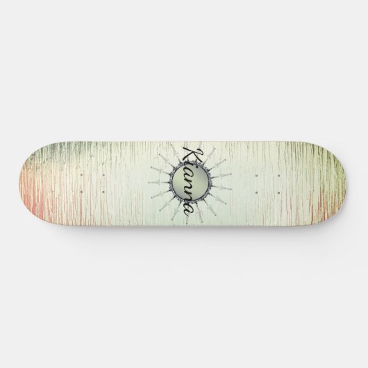 Mandala op mijnglas Persoonlijk Skateboard (Horizontaal)