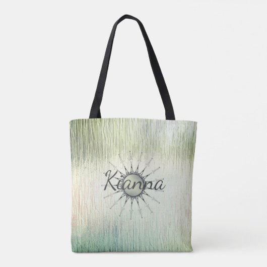  Mandala op mijnglas Tote Bag (Achterkant)