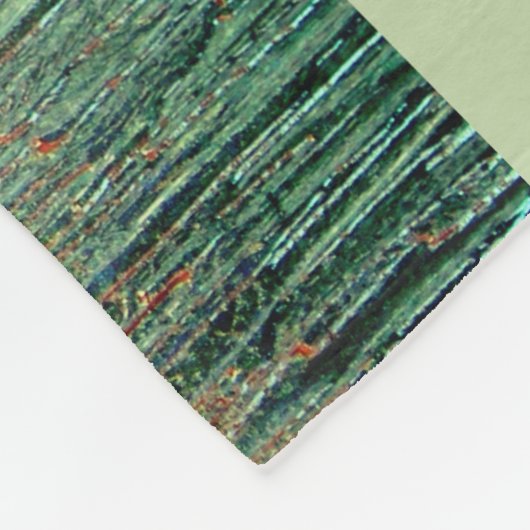  Mandala op Ombre Green gepersonaliseerd Fleece Deken (Hoek)