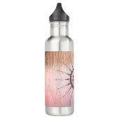  Mandala op peky roze glas Waterfles (Links)