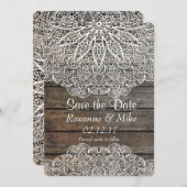 Mandala Opslaan Datum uitnodiging (Voorkant / Achterkant)