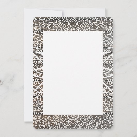 Mandala Opslaan Datum uitnodiging (Achterkant)