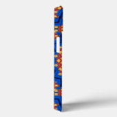Mandala oranje blauw Case-Mate iPhone case (Achterkant / Rechts)