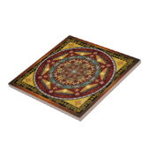 Mandala Oriental Bliss Tile Tegeltje (Zijkant)