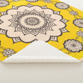 Mandala Ornamental: Etnisch Stijlontwerp. Sherpa Deken (3/4)