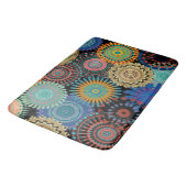 Mandala over de badkamer badmat (Gekanteld)