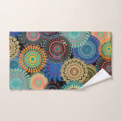 Mandala over de hele badhanddoekset bad handdoek (Handdoek)