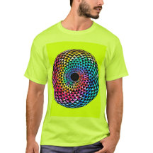 Mandala over LGBT Rainbow Tie Dye T-Shirt