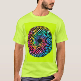 Mandala over LGBT Rainbow Tie Dye T-Shirt