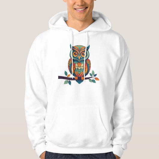 Mandala Owl Hoodie (Voorkant)