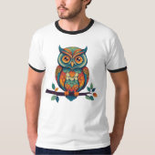 Mandala Owl T-shirt (Voorkant)