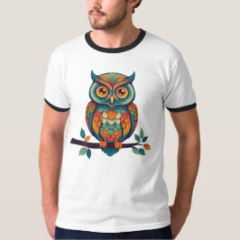 Mandala Owl T-shirt
