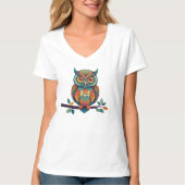 Mandala Owl T-shirt (Voorkant)