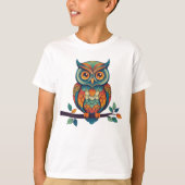 Mandala Owl T-shirt (Voorkant)