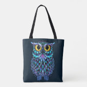 Mandala Owl Tote Bag (Achterkant)