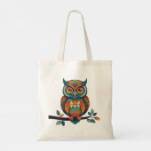 Mandala Owl Tote Bag (Achterkant)