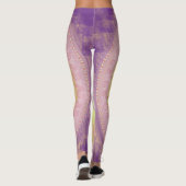 MANDALA ~ Paars geel - Leggings (Achterkant)