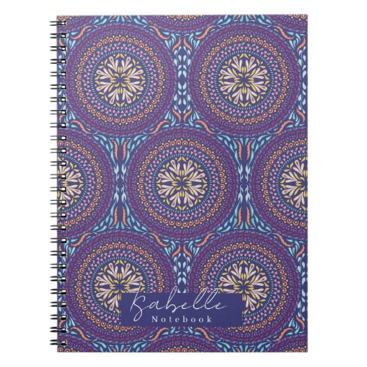 Mandala Paars Notitieboek (Voorkant)