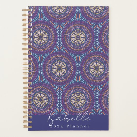 Mandala Paars Planner (Voorkant)