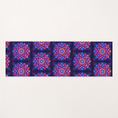 Mandala Paars Yogamat (Voorkant (horizontaal))