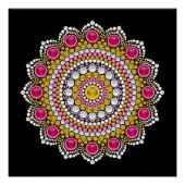 Mandala Paisley Epic Design Perfect Poster (Voorkant)