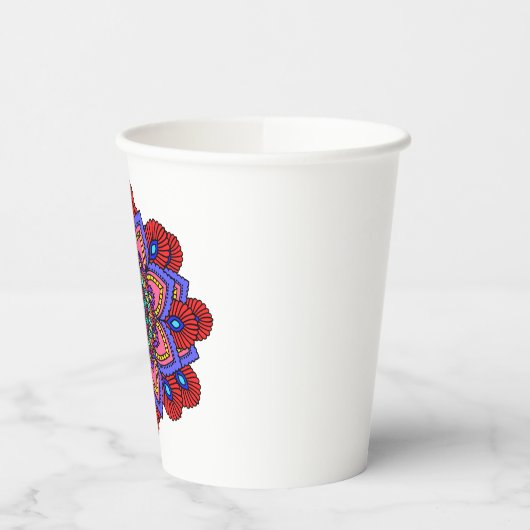 Mandala paper cup papieren bekers (Links)