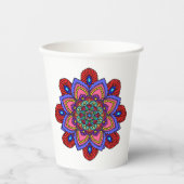 Mandala paper cup papieren bekers (Voorkant)