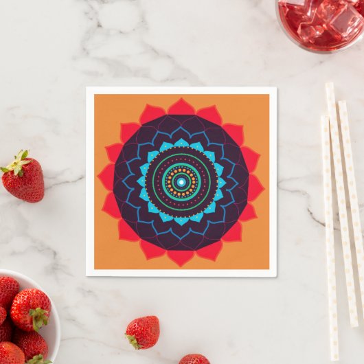 Mandala Paper Napkin Servet (Insitu)