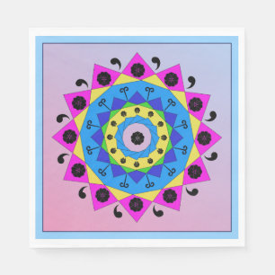 Mandala Paper Napkin Servet