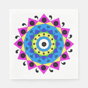 Mandala Paper Napkin Servet